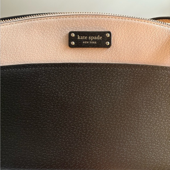 Kate Spade Jeanne Crossbody | Warm Vellum/Black | Structured Leather | LIKE NEW - Picture 5 of 13